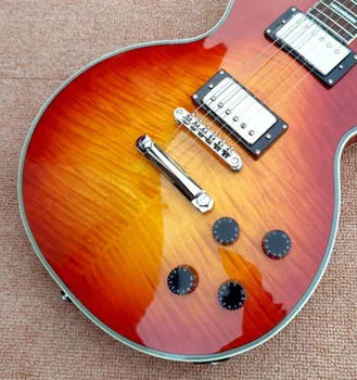 Free shipping, 6-string electric guitar, double-sided tiger pattern, factory customized.
Free shipping, 6-string electric guitar, double-sided tiger pattern, factory customized.