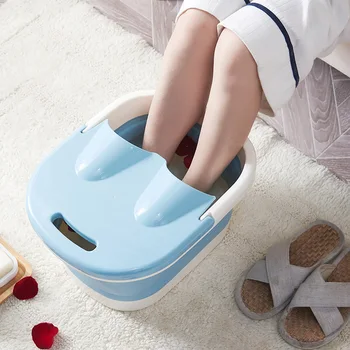 Large Foot Soaking Tub Folding Bucket Bath Tub with Massaging Rollers Portable Stress Relief Spa Basin
Large Foot Soaking Tub Folding Bucket Bath Tub with Massaging Rollers Portable Stress Relief Spa Basin