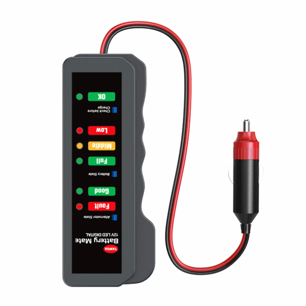 New Model 12V Car Battery Tester Digital Alternator Tester 6 LED Lights Display Car Diagnostic Tool Auto Battery Tester For Car
New Model 12V Car Battery Tester Digital Alternator Tester 6 LED Lights Display Car Diagnostic Tool Auto Battery Tester For Car