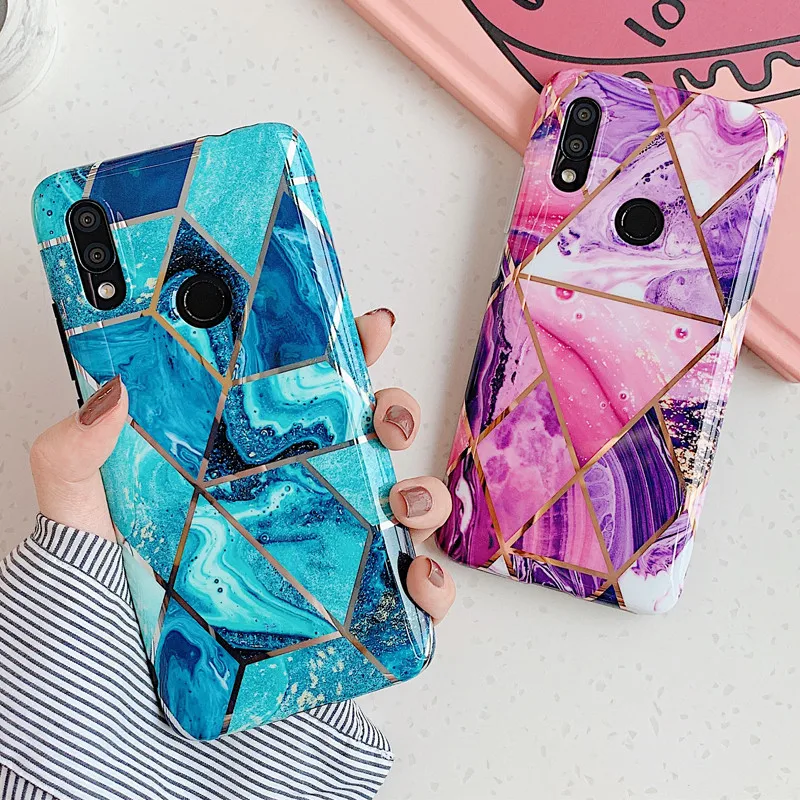 Electroplated Geometric Marble Case Cover For Xiaomi-Redmi-note-7-Pro Redmi 7 Luxury Flower Soft IMD Case Cover For Redmi note 7
Electroplated Geometric Marble Case Cover For Xiaomi-Redmi-note-7-Pro Redmi 7 Luxury Flower Soft IMD Case Cover For Redmi note 7