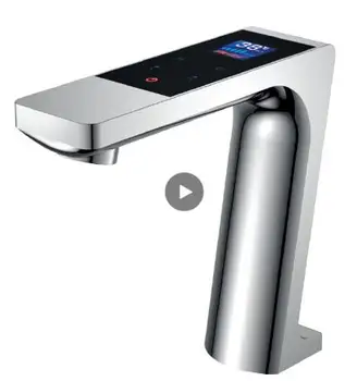 Digital basin faucet LED display thermostatic touch faucet basin mixer tap touch basin taps Show with water flow
Digital basin faucet LED display thermostatic touch faucet basin mixer tap touch basin taps Show with water flow