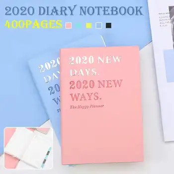 2020 Thicken 400 pages Erasable Spiral Notebook Paper Notepad Pocketbook Diary Journal Office School Drawing Gift