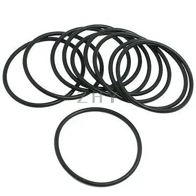 10 Pcs 46.2mm x 2.65mm Black Silicone O Rings Oil Seals Gaskets 
10 Pcs 46.2mm x 2.65mm Black Silicone O Rings Oil Seals Gaskets
