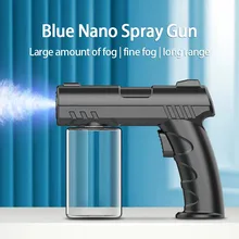 

280ml Wireless Blue Light Nano Steam Atomizer Fogger Disinfection Water Sprayer Machine Steam Spray Guns USB Charging Garden