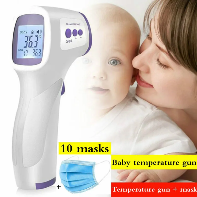 Non-contact Infrared Thermometer Digital LCD Baby Body Forehead Thermometer Gun Home Outdoor Portable Temperature Meter
Non-contact Infrared Thermometer Digital LCD Baby Body Forehead Thermometer Gun Home Outdoor Portable Temperature Meter