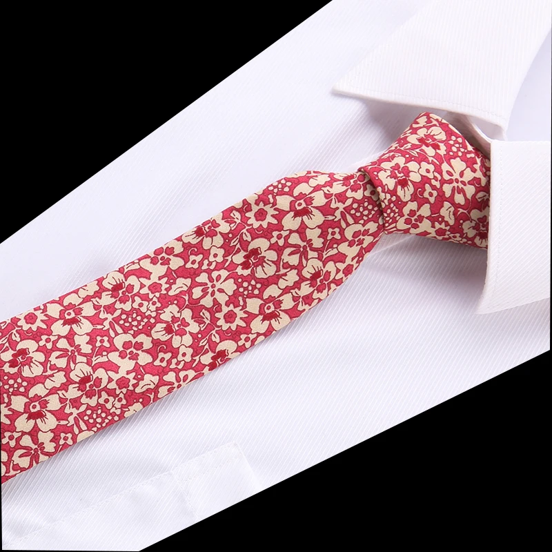 100%cotton Ties For Men Floral Neckties for Wedding Business Suits 6cm Skinny Wide Neck Ties Slim Gravatas Accessories
100%cotton Ties For Men Floral Neckties for Wedding Business Suits 6cm Skinny Wide Neck Ties Slim Gravatas Accessories