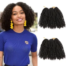 Natifah Synthetic Crochet Braiding Hair Extensions For Afro Curly Passion Twist Braids Marlybob Ombre Women Crochet Braids Hair 
Natifah Synthetic Crochet Braiding Hair Extensions For Afro Curly Passion Twist Braids Marlybob Ombre Women Crochet Braids Hair