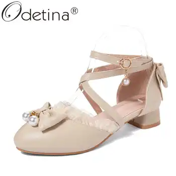 Odetina Women Retro String Bead Round Toe Mary Janes Shoes Ladies Narrow Band Block Chunky Heel Buckle Strap Bow Casual Shoes
Odetina Women Retro String Bead Round Toe Mary Janes Shoes Ladies Narrow Band Block Chunky Heel Buckle Strap Bow Casual Shoes