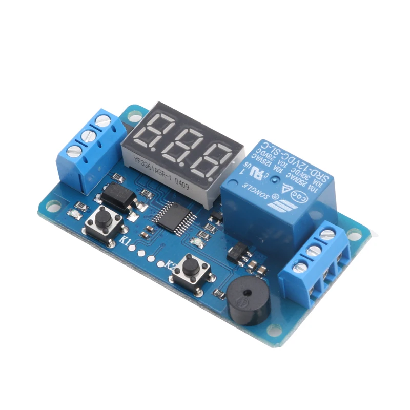 DC 12V LED Digital display Home Automation Delay Relay Trigger Time Circuit Timer Control Cycle Adjustable Switch Relay Module
DC 12V LED Digital display Home Automation Delay Relay Trigger Time Circuit Timer Control Cycle Adjustable Switch Relay Module