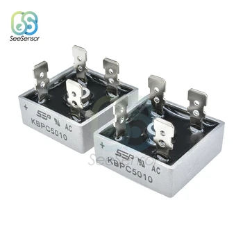 2Pcs/lot KBPC5010 Single-phases Diode Bridge Rectifier 50A 1000V KBPC 5010 Power Rectifier Diode Electronic Components
2Pcs/lot KBPC5010 Single-phases Diode Bridge Rectifier 50A 1000V KBPC 5010 Power Rectifier Diode Electronic Components