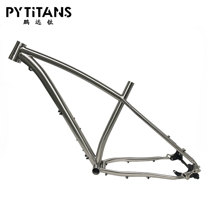 Лучшее качество! Титановая велосипедная Рама PYTITANS, размер L, 197, втулка, 3,5-дюймовая шина рама для снежного велосипеда, Титановый Сплав GR9 
Лучшее качество! Титановая велосипедная Рама PYTITANS, размер L, 197, втулка, 3,5-дюймовая шина рама для снежного велосипеда, Титановый Сплав GR9