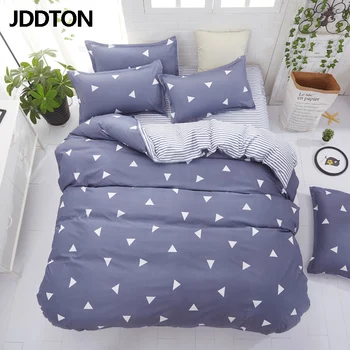 JDDTON Simple Style Bedding Set AB Side Bed Set Skin-Friendly Comfortable Duvet Cover Sheet Pillowcase Set High Quality BE043
JDDTON Simple Style Bedding Set AB Side Bed Set Skin-Friendly Comfortable Duvet Cover Sheet Pillowcase Set High Quality BE043