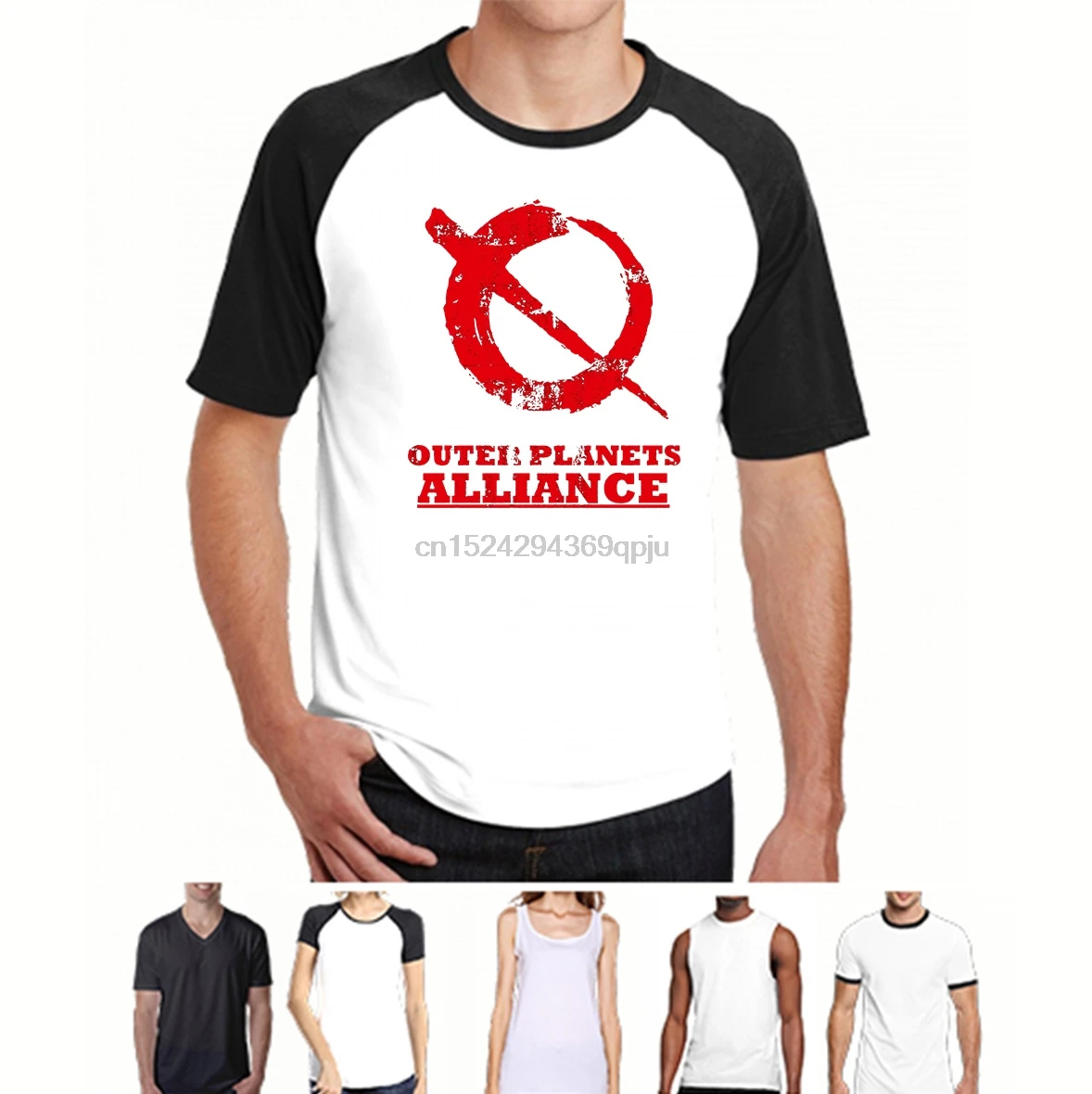 Фото The Expanse Season 1 T-Shirt BLACK Outer Planets Alliance OPA Syfy Tv Show | Мужская одежда