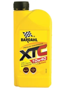 Bardahl engine oil XTC 10W40 blue. (1l) 
Bardahl engine oil XTC 10W40 blue. (1l)