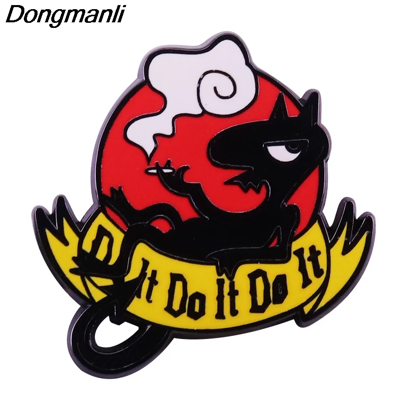 P5129 Dongmanli Luci Encouragement Inspired Demon Hard Enamel Pin Badge Backpack Collar Lapel Anime Jewelry | Украшения и