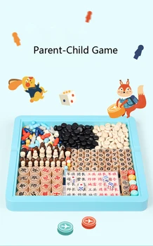 Flying Chess Checkers Gobang Snake Chess Animal Chess Board Game Pupils' Multi-functional Puzzle Game Children's Christmas Gift
Flying Chess Checkers Gobang Snake Chess Animal Chess Board Game Pupils' Multi-functional Puzzle Game Children's Christmas Gift