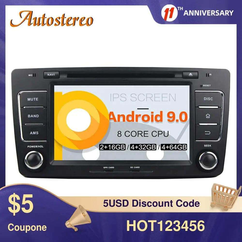 Android 9 Car DVD Player Car GPS Navigation For Skoda Octavia 2012+ Stereo Multimedia Player Auto Carpad Radio Tape Headunit DSP
Android 9 Car DVD Player Car GPS Navigation For Skoda Octavia 2012+ Stereo Multimedia Player Auto Carpad Radio Tape Headunit DSP