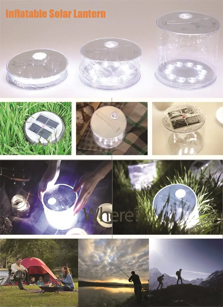 RC02 Solar Inflatable Camp Light LED Tent Light Portable Lighting Waterproof Emergency Lighting Foldable IPX7
RC02 Solar Inflatable Camp Light LED Tent Light Portable Lighting Waterproof Emergency Lighting Foldable IPX7