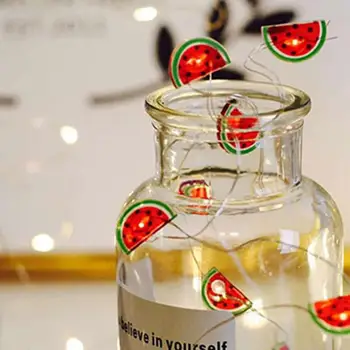 Watermelon Shape Battery Operated 20 LED Lamps Xmas Festival Wedding Party Decor Low Consumption and High Brightness
Watermelon Shape Battery Operated 20 LED Lamps Xmas Festival Wedding Party Decor Low Consumption and High Brightness