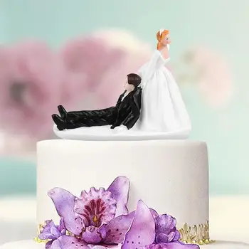 Style Bride&Groom Cake Topper Cake Decorations Wedding Gift Collectible Figurines Party Wedding Party Cake Toppers
Style Bride&Groom Cake Topper Cake Decorations Wedding Gift Collectible Figurines Party Wedding Party Cake Toppers