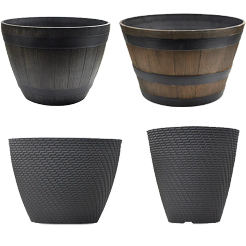 Plant Trees Basin Tree Basin Extra Large Resin Imitation Rattan Barrel Basin Outdoor Bonsai Flowerpot Garden Floor Large Flower
Plant Trees Basin Tree Basin Extra Large Resin Imitation Rattan Barrel Basin Outdoor Bonsai Flowerpot Garden Floor Large Flower