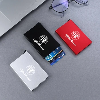 RFID Anti-theft Credit Card Holder Thin ID Card Case Bank Card Case For Alfa Romeo giulia stelvio giulietta 159 147 156 166
RFID Anti-theft Credit Card Holder Thin ID Card Case Bank Card Case For Alfa Romeo giulia stelvio giulietta 159 147 156 166