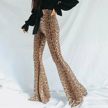 Vintage high waist leopard print flare leggings 2019 new autumn winter women fashion sexy bodycon trousers club Long pants
Vintage high waist leopard print flare leggings 2019 new autumn winter women fashion sexy bodycon trousers club Long pants