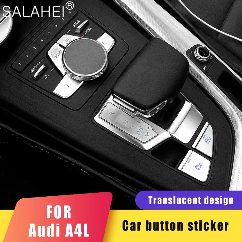 Наклейка на автомобиль для 17-18 Audi A4L наклейка на центральную кнопку управления s нашивки на кнопки разблокировки дверей модификация интерьера яркие нашивки
Наклейка на автомобиль для 17-18 Audi A4L наклейка на центральную кнопку управления s нашивки на кнопки разблокировки дверей модификация интерьера яркие нашивки