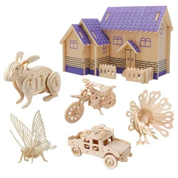 3D DIY Wood Puzzle Toy Military Dinosaur Animal Vehicle Model Set Creative Assembled Educational Puzzle Toys Gifts For Children
3D DIY Wood Puzzle Toy Military Dinosaur Animal Vehicle Model Set Creative Assembled Educational Puzzle Toys Gifts For Children