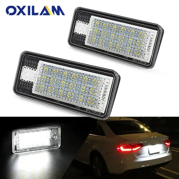 2PCS Car LED License Plate Light For Audi A3 S3 A4 S4 B6 B7 A6 A8 S8 Q7 RS4 RS6 Plus Vant 18SMD Led No Error Number Plate Lamp
2PCS Car LED License Plate Light For Audi A3 S3 A4 S4 B6 B7 A6 A8 S8 Q7 RS4 RS6 Plus Vant 18SMD Led No Error Number Plate Lamp