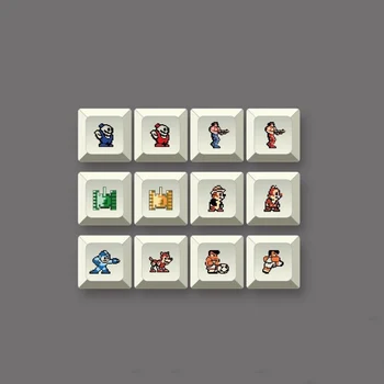 12pcs Pixel Image PBT Sublimation Keycaps For Cherry Mx Switch Mechanical Gaming Keyboard Key Cap Replacement NP Profile
12pcs Pixel Image PBT Sublimation Keycaps For Cherry Mx Switch Mechanical Gaming Keyboard Key Cap Replacement NP Profile