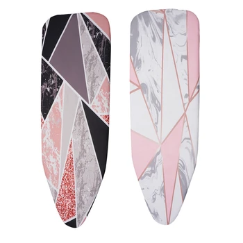 2Pcs 140X50CM Fabric Marbling Ironing Board Cover Protective Press Iron Folding - 1 & 3
2Pcs 140X50CM Fabric Marbling Ironing Board Cover Protective Press Iron Folding - 1 & 3