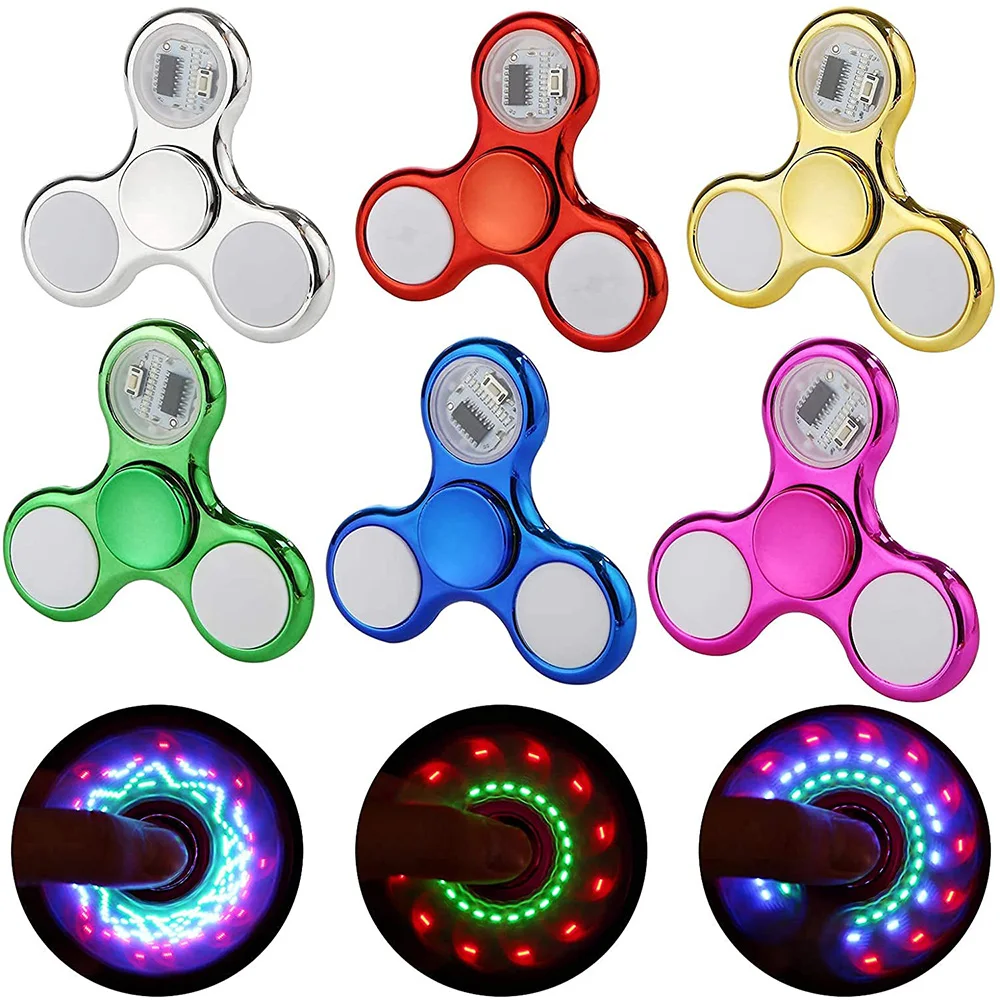 LED Light Up Luminous Fidget Spinner Changeable Hand Spinner Adult Glowing Stress Relief Toys For Kids XXY27
LED Light Up Luminous Fidget Spinner Changeable Hand Spinner Adult Glowing Stress Relief Toys For Kids XXY27