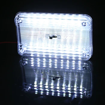 36 SMD Auto Car Dome LED Light Ceiling Interior Rectangular - White Ceiling Lamp for 12V Cars 115 x 72 x 15mm
36 SMD Auto Car Dome LED Light Ceiling Interior Rectangular - White Ceiling Lamp for 12V Cars 115 x 72 x 15mm