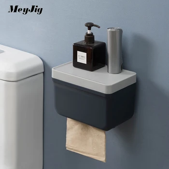 Toilet Tissue Box Waterproof Paper Holder Shelf Storage Box Creative Wall Mount Paper Roll Holder Dispenser Bathroom Products
Toilet Tissue Box Waterproof Paper Holder Shelf Storage Box Creative Wall Mount Paper Roll Holder Dispenser Bathroom Products