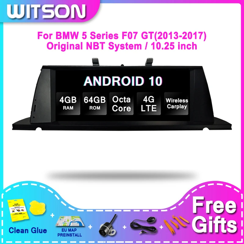 WITSON BMW BIG SCREEN Android 11 For BMW 5 Series F07 GT(2013-2017) NBT 4G RAM 64GB ROM CAR RADIO
WITSON BMW BIG SCREEN Android 11 For BMW 5 Series F07 GT(2013-2017) NBT 4G RAM 64GB ROM CAR RADIO