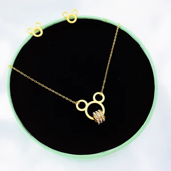Mickey Trendy Necklace&Pendant for Women Golden Long Chain Girl Choker Crystal Hollow Minnie Jewelry Accessories Wholesale
Mickey Trendy Necklace&Pendant for Women Golden Long Chain Girl Choker Crystal Hollow Minnie Jewelry Accessories Wholesale
