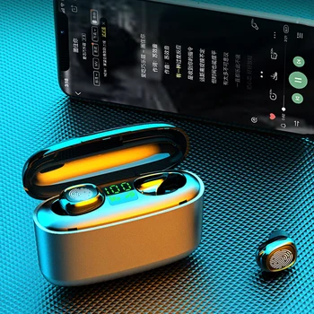 TWS Bluetooth Earphone Touch Control Mini Earbud With Mic LED Power Display Charge Box Wireless 3D Stereo Music Play Headset
TWS Bluetooth Earphone Touch Control Mini Earbud With Mic LED Power Display Charge Box Wireless 3D Stereo Music Play Headset