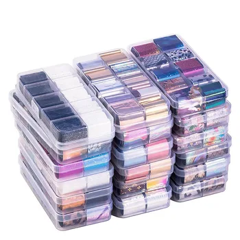 10 Design/set 2.5*100cm Holographic Nail Art Transfer Foil Stickers Paper Starry AB Color UV Gel Wraps Nail Adhesive Decals Nail
10 Design/set 2.5*100cm Holographic Nail Art Transfer Foil Stickers Paper Starry AB Color UV Gel Wraps Nail Adhesive Decals Nail
