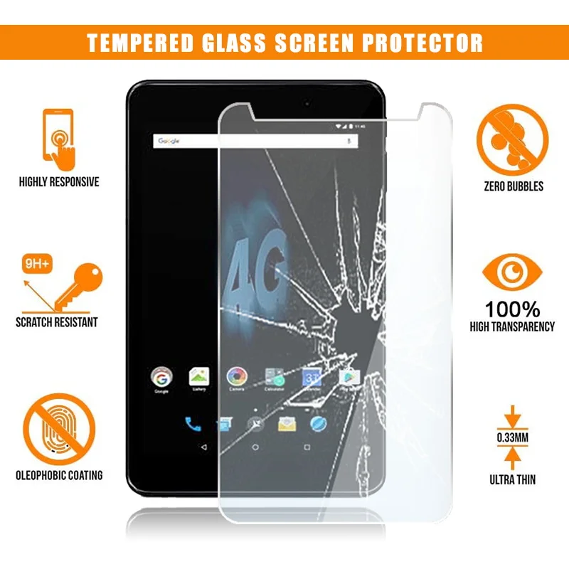 Screen Protector for Allview Viva H802 LTE Tablet Tempered Glass 9H Scratch Resistant Anti-fingerprint HD Clear Film Guard Cover
Screen Protector for Allview Viva H802 LTE Tablet Tempered Glass 9H Scratch Resistant Anti-fingerprint HD Clear Film Guard Cover