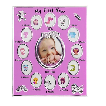 Baby First Year Keepsake Picture Photo Frame Alloy Multi Picture Frames for Newborn Home Decor BDF99
Baby First Year Keepsake Picture Photo Frame Alloy Multi Picture Frames for Newborn Home Decor BDF99