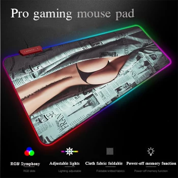 Yuzuoan USB Wired LED Colorful Lighting Large RGB Gaming Mouse Pad Comfortable Control Keyboard Pad Model Sexy Butt Desktop Mat
Yuzuoan USB Wired LED Colorful Lighting Large RGB Gaming Mouse Pad Comfortable Control Keyboard Pad Model Sexy Butt Desktop Mat