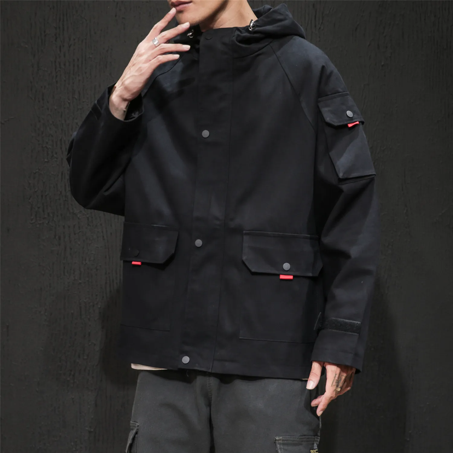 FUGOISM 2019 Spring Autumn Windbreaker Military Field Jackets Solid Hooded Jacket Causal Worn Hole Coat Outwear Male Plus Size
FUGOISM 2019 Spring Autumn Windbreaker Military Field Jackets Solid Hooded Jacket Causal Worn Hole Coat Outwear Male Plus Size