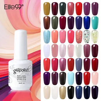 Elite99 15ml Pure Color UV Gel Polish For Manicure Semi Permanent Gel Lacquer Soak Off Nail Art Hybrid Varnishes GelLak Paint 
Elite99 15ml Pure Color UV Gel Polish For Manicure Semi Permanent Gel Lacquer Soak Off Nail Art Hybrid Varnishes GelLak Paint