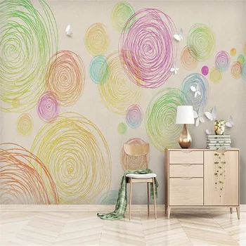 Large 3D wallpaper mural custom Nordic modern personality geometric coil butterfly background wallpaper mural
Large 3D wallpaper mural custom Nordic modern personality geometric coil butterfly background wallpaper mural