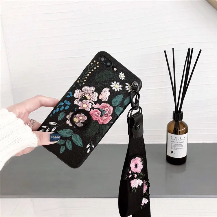 For iphone XR X Xs max Elegant Flower Case Soft TPU Neck Wrist Strap Lanyard For iPhone 7 8 6 6s Plus
For iphone XR X Xs max Elegant Flower Case Soft TPU Neck Wrist Strap Lanyard For iPhone 7 8 6 6s Plus