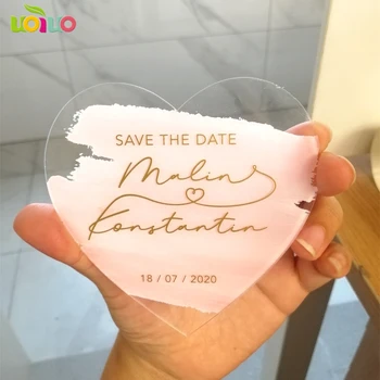 custom printing heart shape acrylic card wedding save the date cards,invitation cards
custom printing heart shape acrylic card wedding save the date cards,invitation cards
