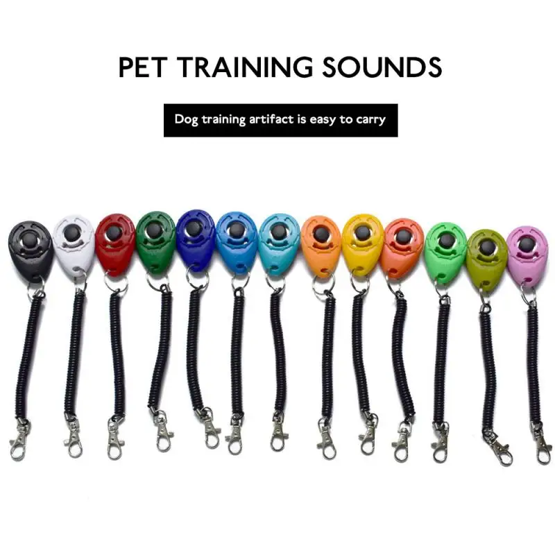 Pet Cat Dog Sound Trainer Plastic Clicker Dogs Click Trainer Aid Too Adjustable Wrist Strap Sound Key Chain Dog Whistle Clicke
Pet Cat Dog Sound Trainer Plastic Clicker Dogs Click Trainer Aid Too Adjustable Wrist Strap Sound Key Chain Dog Whistle Clicke