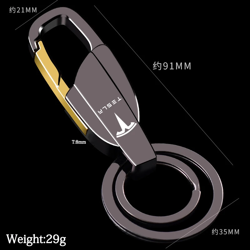 For Tesla model Y Model X model 3 model s Auto accessories New Metal Keychain Metal Alloy Buckle Waist Car Key Chain Key Chain
For Tesla model Y Model X model 3 model s Auto accessories New Metal Keychain Metal Alloy Buckle Waist Car Key Chain Key Chain