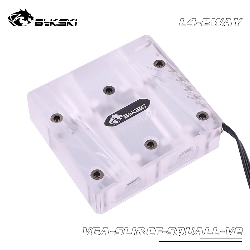Bykski graphics card multi card connect water bridge SLI built in RGB RBW watercooling computer case gadget VGA-SLI&CF-SQUALL
Bykski graphics card multi card connect water bridge SLI built in RGB RBW watercooling computer case gadget VGA-SLI&CF-SQUALL